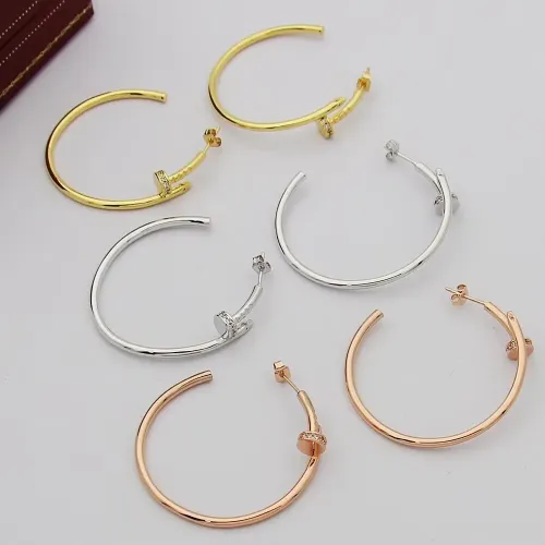 Replica Cartier Earrings For Women #1478654 $25.00 USD for Wholesale