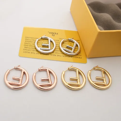 Replica Fendi Earrings For Women #1478692 $29.00 USD for Wholesale