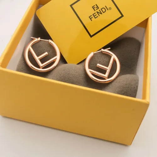 Replica Fendi Earrings For Women #1478692 $29.00 USD for Wholesale