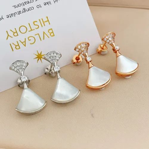 Replica Bvlgari Earrings For Women #1478828 $34.00 USD for Wholesale