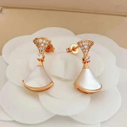 Replica Bvlgari Earrings For Women #1478829 $34.00 USD for Wholesale