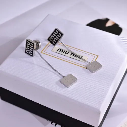 Replica MIU MIU Earrings For Women #1478899 $27.00 USD for Wholesale