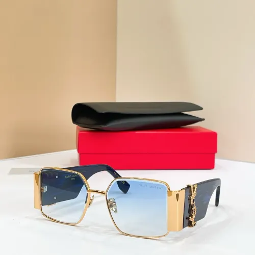 Cheap Yves Saint Laurent YSL AAA Quality Sunglasses #1478960, $$60.00 USD On Yves Saint Laurent YSL AAA Quality Sunglasses