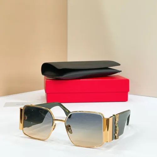 Cheap Yves Saint Laurent YSL AAA Quality Sunglasses #1478966, $$60.00 USD On Yves Saint Laurent YSL AAA Quality Sunglasses