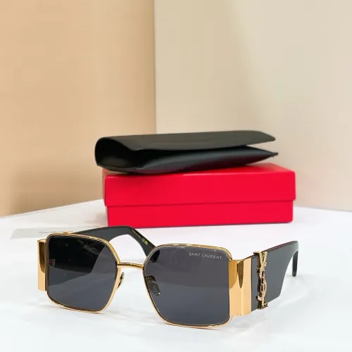 Cheap Yves Saint Laurent YSL AAA Quality Sunglasses #1478968, $$60.00 USD On Yves Saint Laurent YSL AAA Quality Sunglasses