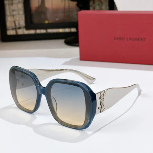 Cheap Yves Saint Laurent YSL AAA Quality Sunglasses #1478972, $$60.00 USD On Yves Saint Laurent YSL AAA Quality Sunglasses