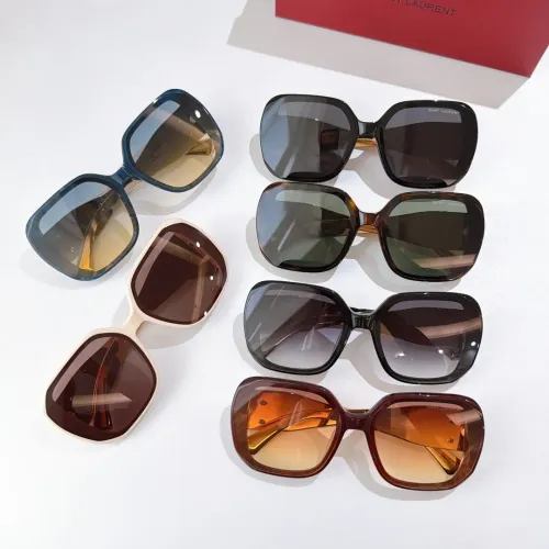 Replica Yves Saint Laurent YSL AAA Quality Sunglasses #1478973 $60.00 USD for Wholesale