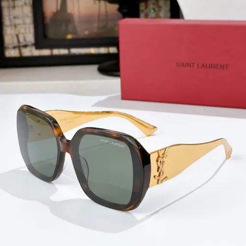 Cheap Yves Saint Laurent YSL AAA Quality Sunglasses #1478976, $$60.00 USD On Yves Saint Laurent YSL AAA Quality Sunglasses