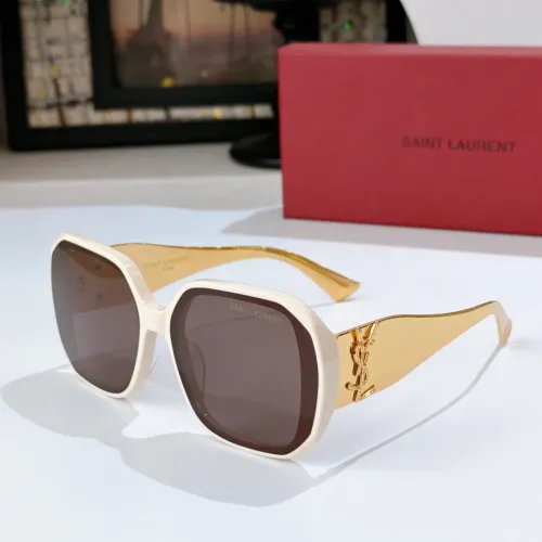 Cheap Yves Saint Laurent YSL AAA Quality Sunglasses #1478977, $$60.00 USD On Yves Saint Laurent YSL AAA Quality Sunglasses