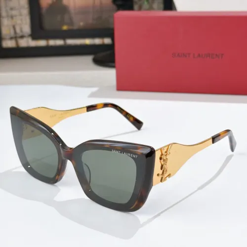 Cheap Yves Saint Laurent YSL AAA Quality Sunglasses #1478985, $$60.00 USD On Yves Saint Laurent YSL AAA Quality Sunglasses