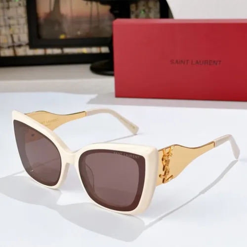 Cheap Yves Saint Laurent YSL AAA Quality Sunglasses #1478986, $$60.00 USD On Yves Saint Laurent YSL AAA Quality Sunglasses