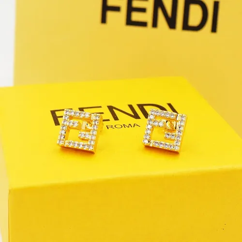 Replica Fendi Earrings For Women #1478990 $23.00 USD for Wholesale