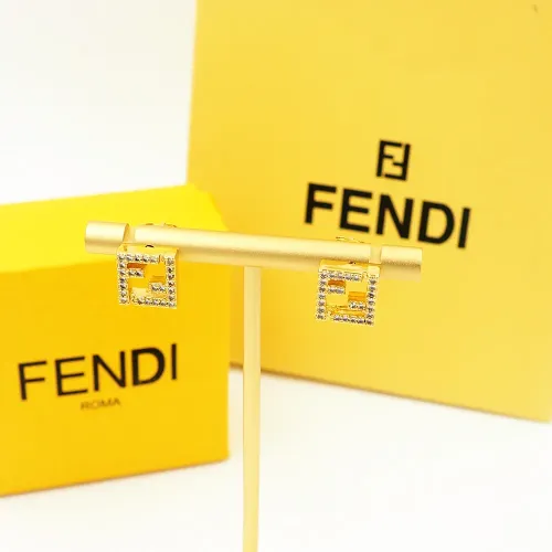 Replica Fendi Earrings For Women #1478990 $23.00 USD for Wholesale