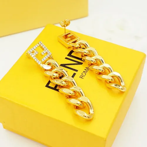 Replica Fendi Earrings For Women #1478993 $25.00 USD for Wholesale