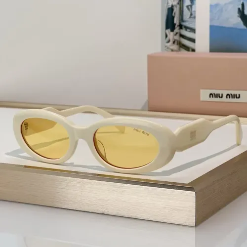 Cheap MIU MIU AAA Quality Sunglasses #1479074, $$64.00 USD On MIU MIU AAA Sunglasses