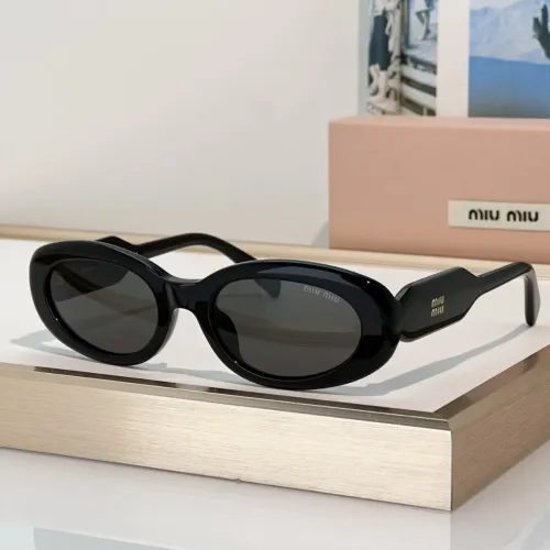Cheap MIU MIU AAA Quality Sunglasses #1479075, $$64.00 USD On MIU MIU AAA Sunglasses
