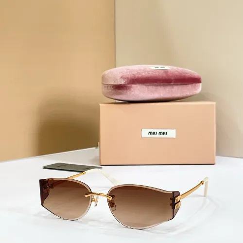 Cheap MIU MIU AAA Quality Sunglasses #1479083, $$60.00 USD On MIU MIU AAA Sunglasses