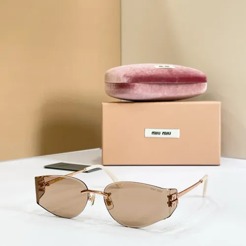 Cheap MIU MIU AAA Quality Sunglasses #1479084, $$60.00 USD On MIU MIU AAA Sunglasses