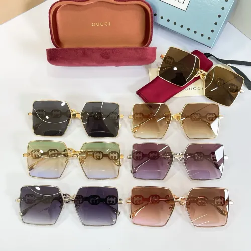 Replica Gucci AAA Quality Sunglasses #1479153 $60.00 USD for Wholesale