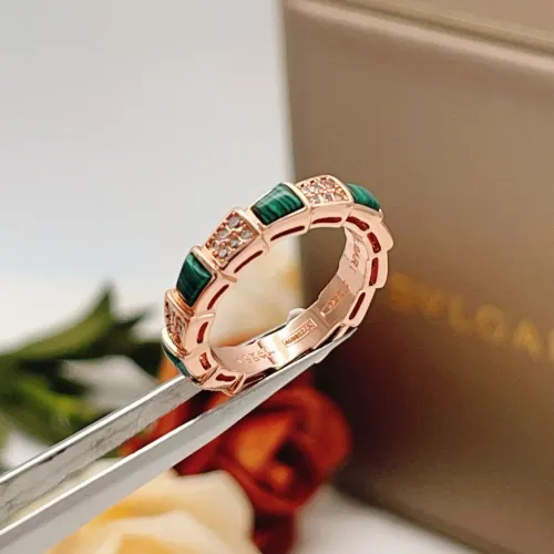Replica Bvlgari Rings In Rose Gold For Women #1479175 $32.00 USD for Wholesale