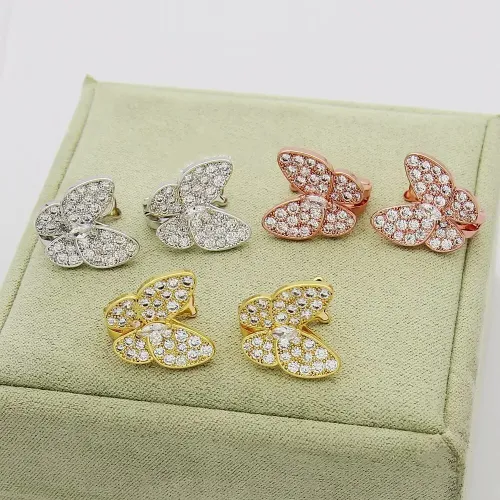 Replica Van Cleef & Arpels Earrings For Women #1479272 $32.00 USD for Wholesale