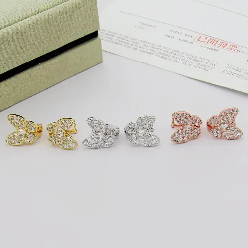 Replica Van Cleef & Arpels Earrings For Women #1479273 $32.00 USD for Wholesale