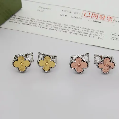 Replica Van Cleef & Arpels Earrings For Women #1479369 $27.00 USD for Wholesale