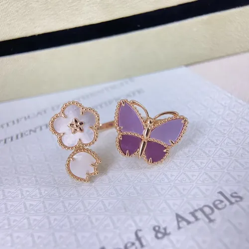 Cheap Van Cleef &amp; Arpels Rings In Rose Gold For Women #1479388, $$36.00 USD On Van Cleef &amp; Arpels Rings