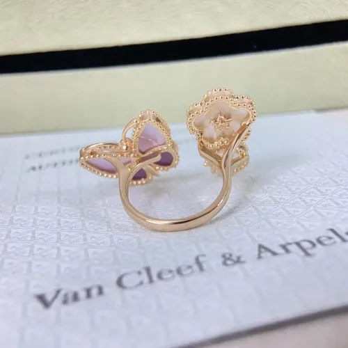 Replica Van Cleef & Arpels Rings In Rose Gold For Women #1479388 $36.00 USD for Wholesale