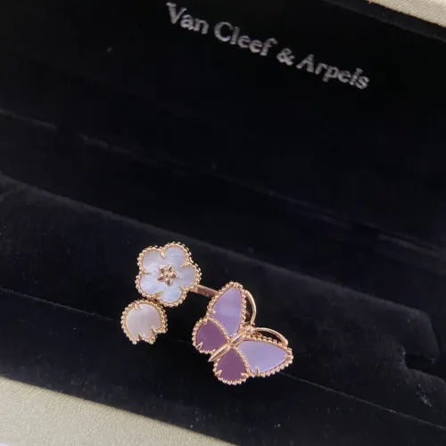 Replica Van Cleef & Arpels Rings In Rose Gold For Women #1479388 $36.00 USD for Wholesale