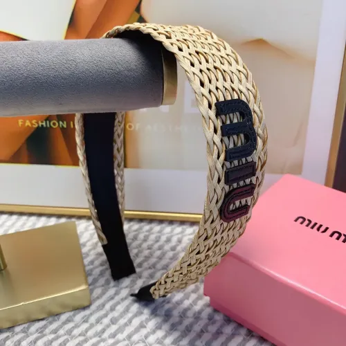 Replica MIU MIU Headband For Women #1479390 $25.00 USD for Wholesale