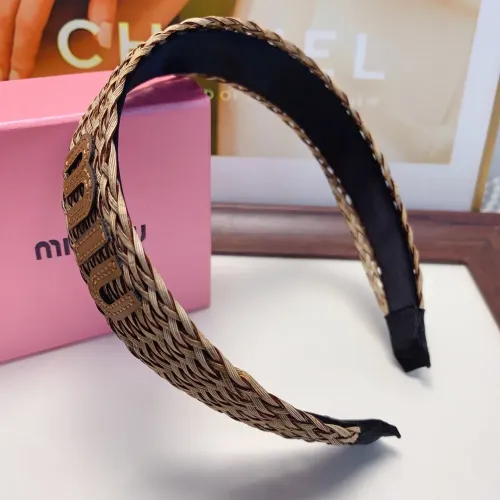Replica MIU MIU Headband For Women #1479391 $25.00 USD for Wholesale