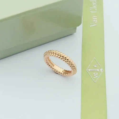 Cheap Van Cleef &amp; Arpels Rings In Rose Gold For Women #1479439, $$25.00 USD On Van Cleef &amp; Arpels Rings