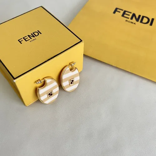 Replica Fendi Earrings For Women #1479545 $36.00 USD for Wholesale