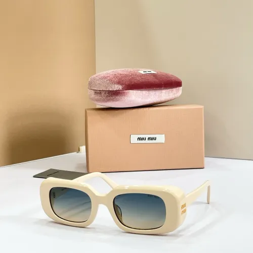 Cheap MIU MIU AAA Quality Sunglasses #1479644, $$60.00 USD On MIU MIU AAA Sunglasses