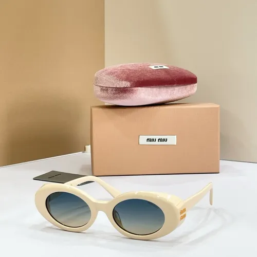 Cheap MIU MIU AAA Quality Sunglasses #1479646, $$60.00 USD On MIU MIU AAA Sunglasses