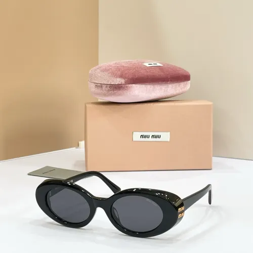 Cheap MIU MIU AAA Quality Sunglasses #1479652, $$60.00 USD On MIU MIU AAA Sunglasses
