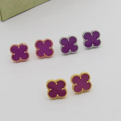 Replica Van Cleef & Arpels Earrings For Women #1479679 $25.00 USD for Wholesale