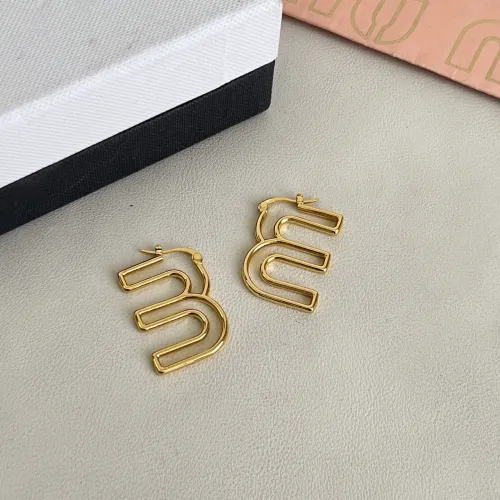 Replica MIU MIU Earrings For Women #1479708 $36.00 USD for Wholesale