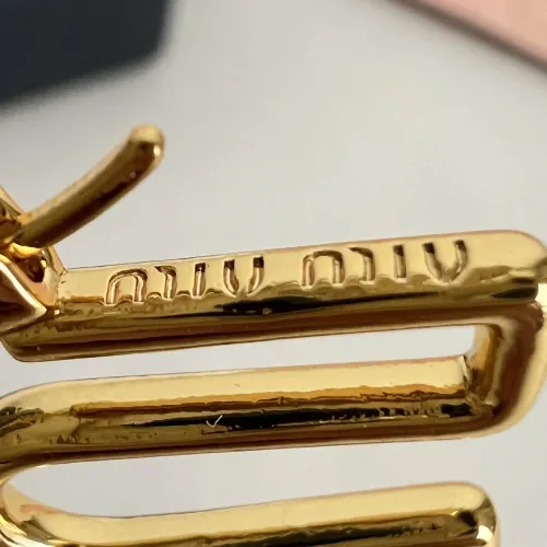 Replica MIU MIU Earrings For Women #1479708 $36.00 USD for Wholesale
