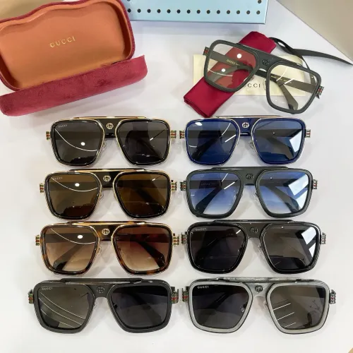 Replica Gucci AAA Quality Sunglasses #1479727 $64.00 USD for Wholesale