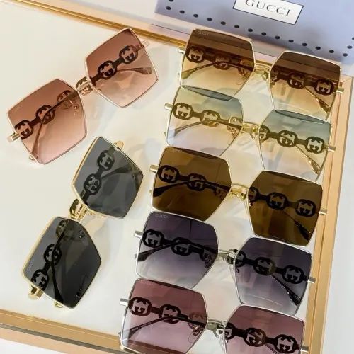 Replica Gucci AAA Quality Sunglasses #1479733 $60.00 USD for Wholesale