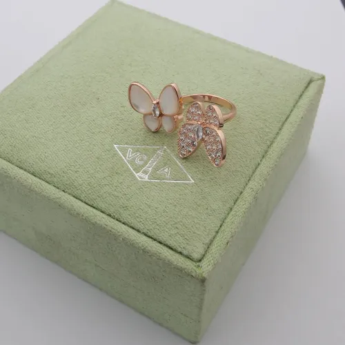 Cheap Van Cleef &amp; Arpels Rings In Rose Gold For Women #1479921, $$27.00 USD On Van Cleef &amp; Arpels Rings