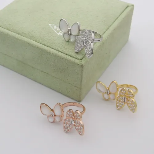 Replica Van Cleef & Arpels Rings In Rose Gold For Women #1479921 $27.00 USD for Wholesale