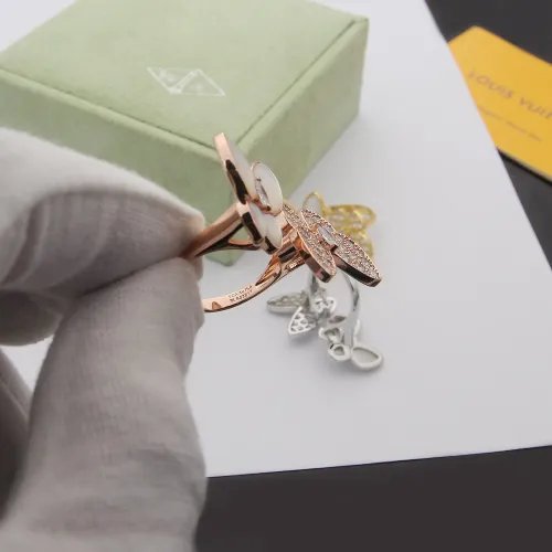Replica Van Cleef & Arpels Rings In Rose Gold For Women #1479921 $27.00 USD for Wholesale
