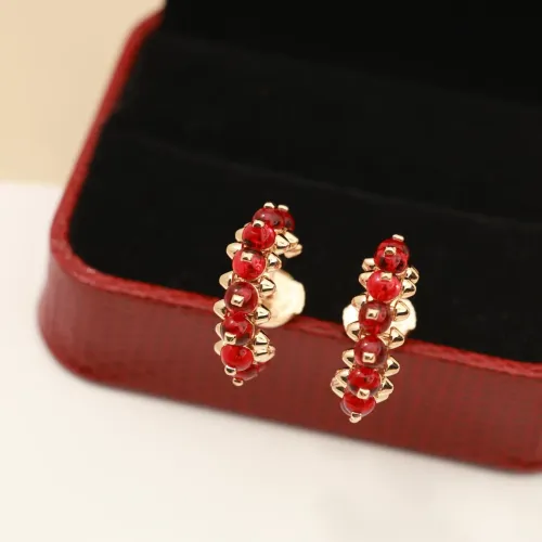 Replica Cartier Earrings For Women #1479952 $45.00 USD for Wholesale