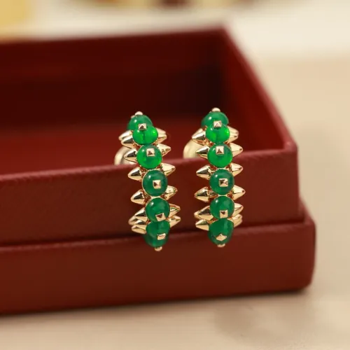 Replica Cartier Earrings For Women #1479954 $45.00 USD for Wholesale