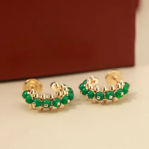 Replica Cartier Earrings For Women #1479954 $45.00 USD for Wholesale