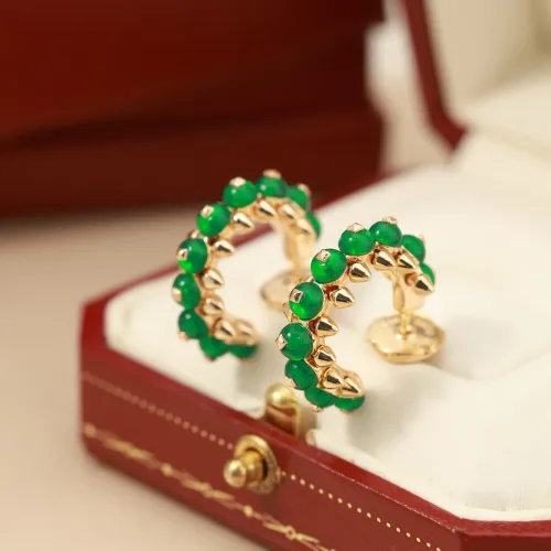 Replica Cartier Earrings For Women #1479954 $45.00 USD for Wholesale