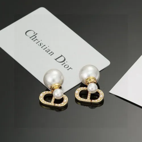 Replica Christian Dior Earrings For Women #1480011 $25.00 USD for Wholesale